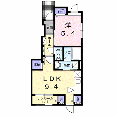 アネックス・剱岳 101【管理NO：1-026629901-01010】 ★家具家電は申し込み後に搬入します★ ★2026年10月下旬入居可能★の外観画像