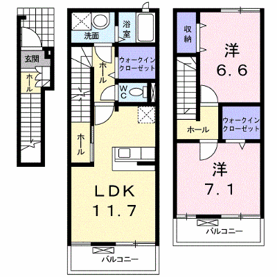 ディライト一番町 204【管理NO：1-013654101-02040】 ★家具家電は申し込み後に搬入します★ ★2026年10月中旬入居可能★の外観画像