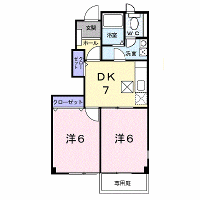 花みずき 101【管理NO：1-011406501-01010】 ★家具家電は申し込み後に搬入します★の外観画像