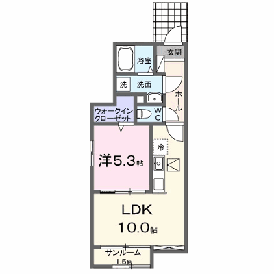 ライラック 104【管理NO：1-028654201-01040】 ★家具家電は申し込み後に搬入します★ ★2027年02月上旬入居可能★の外観画像