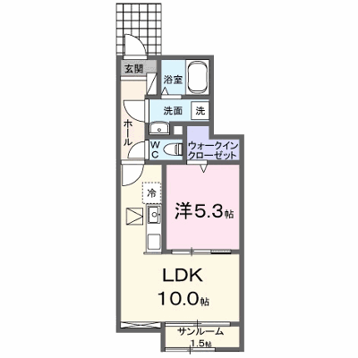 ライラック 103【管理NO：1-028654201-01030】 ★家具家電は申し込み後に搬入します★ ★2027年02月上旬入居可能★の外観画像