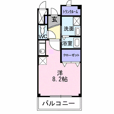 メゾン　ド　ブローテＡ 303【管理NO：1-012010301-03030】 ★家具家電は申し込み後に搬入します★ ★2026年09月中旬入居可能★の外観画像