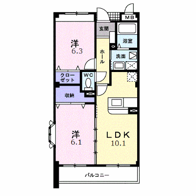 フォレスタ　ヴェルデ 307【管理NO：1-014495901-03060】 ★家具家電は申し込み後に搬入します★ ★2026年10月中旬入居可能★の外観画像