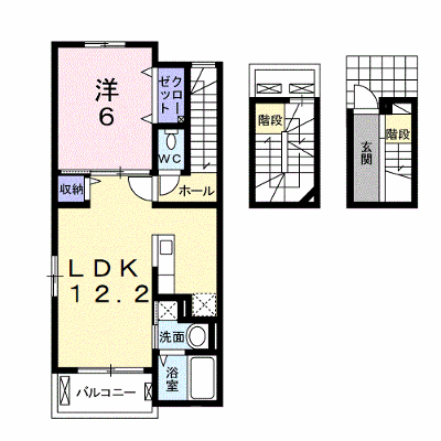 サクラ 303【管理NO：1-019139201-03030】 ★家具家電は申し込み後に搬入します★ ★2026年10月上旬入居可能★の外観画像