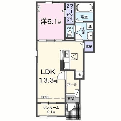 プリムラⅡ 101【管理NO：1-028720602-01010】 ★家具家電は申し込み後に搬入します★ ★2027年01月下旬入居可能★の外観画像