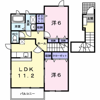 グランヒルＡ 205【管理NO：1-014989301-02040】 ★家具家電は申し込み後に搬入します★ ★2026年09月中旬入居可能★の外観画像
