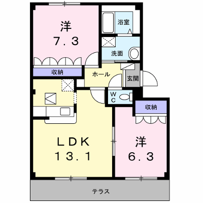 ウエルシード 102【管理NO：1-099233801-01020】 ★家具家電は申し込み後に搬入します★ ★2026年10月中旬入居可能★の外観画像