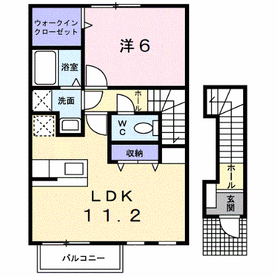グリーンフォレスト 201【管理NO：1-013678601-02010】 ★家具家電は申し込み後に搬入します★ ★2026年10月中旬入居可能★の外観画像