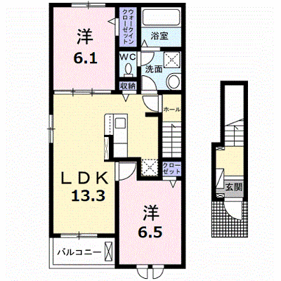 ニューライズ南風　Ｂ 201【管理NO：1-028459602-02010】 ★家具家電は申し込み後に搬入します★ ★2027年01月下旬入居可能★の外観画像