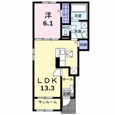 ニューライズ南風　Ｂ 101【管理NO：1-028459602-01010】 ★家具家電は申し込み後に搬入します★ ★2027年01月下旬入居可能★の外観画像