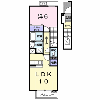 サニーコート 202【管理NO：1-014974401-02020】 ★家具家電は申し込み後に搬入します★ ★2026年10月中旬入居可能★の外観画像