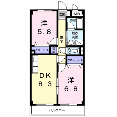 レカレクション 405【管理NO：1-011068401-04040】 ★家具家電は申し込み後に搬入します★ ★2026年10月中旬入居可能★の外観画像