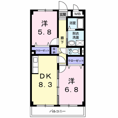 レカレクション 303【管理NO：1-011068401-03030】 ★家具家電は申し込み後に搬入します★ ★2026年10月中旬入居可能★の外観画像