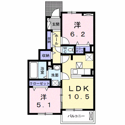 エル　モンテ 103【管理NO：1-027396101-01030】 ★家具家電は申し込み後に搬入します★の外観画像