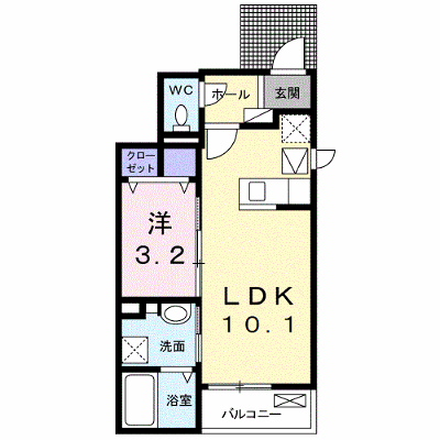 カトレアⅠ 101【管理NO：1-027232001-01010】 ★家具家電は申し込み後に搬入します★ ★2026年09月上旬入居可能★の外観画像