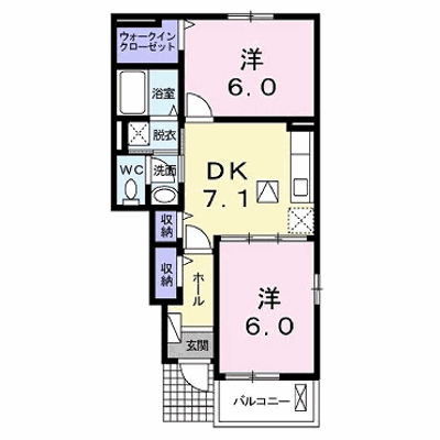 ムックｉｎアサカⅡ 104【管理NO：1-017711501-01040】 ★家具家電は申し込み後に搬入します★ ★2026年10月中旬入居可能★の外観画像