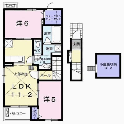 ノール・テリトワールⅠ 203【管理NO：1-023635901-02030】 ★家具家電は申し込み後に搬入します★ ★2026年10月中旬入居可能★の外観画像