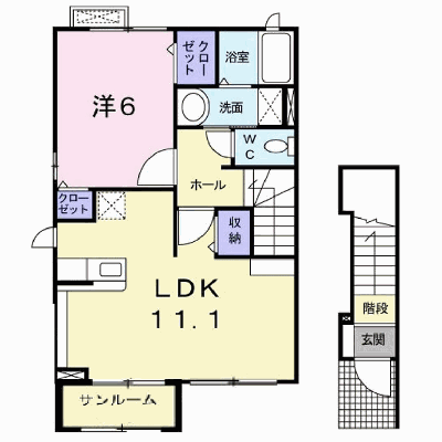 グランデ　フォルトゥーナ 201【管理NO：1-019511601-02010】 ★家具家電は申し込み後に搬入します★ ★2026年10月中旬入居可能★の外観画像