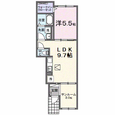 ピュアドリーム 103【管理NO：1-027717701-01030】 ★家具家電は申し込み後に搬入します★ ★2026年09月中旬入居可能★の外観画像