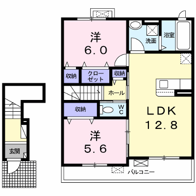 リバーサイドアベニュー 202【管理NO：1-025174001-02020】 ★家具家電は申し込み後に搬入します★の外観画像