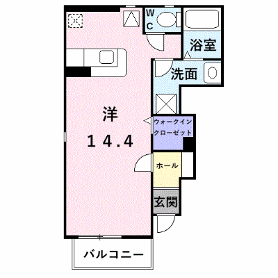 メゾンカルムⅡ 101【管理NO：1-012725602-01010】 ★家具家電は申し込み後に搬入します★ ★2026年10月下旬入居可能★の外観画像