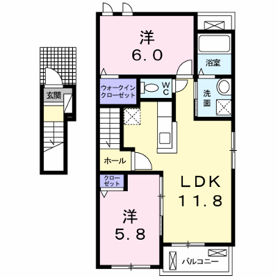 グラン　ベルジュ　Ｄ 201【管理NO：1-025270402-02010】 ★家具家電は申し込み後に搬入します★ ★2026年11月上旬入居可能★の外観画像