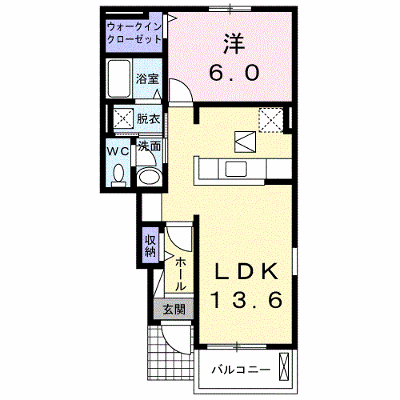 ル・ヴァンＢ 105【管理NO：1-023861902-01040】 ★家具家電は申し込み後に搬入します★ ★2026年09月下旬入居可能★の外観画像