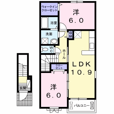 コンフォール矢三　Ｃ 203【管理NO：1-021003403-02030】 ★家具家電は申し込み後に搬入します★ ★2026年10月中旬入居可能★の外観画像