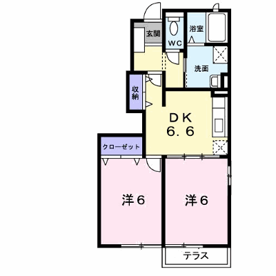 エマールカモガワ 101【管理NO：1-013550601-01010】 ★家具家電は申し込み後に搬入します★ ★2026年10月中旬入居可能★の外観画像