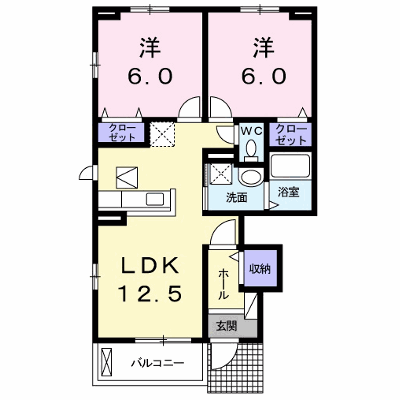 グランド・ソレイユ 101【管理NO：1-018838101-01010】 ★家具家電は申し込み後に搬入します★ ★2026年11月中旬入居可能★の外観画像