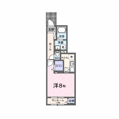 ラ・ボヌール 103【管理NO：1-028220401-01030】 ★家具家電は申し込み後に搬入します★ ★2026年12月下旬入居可能★の外観画像