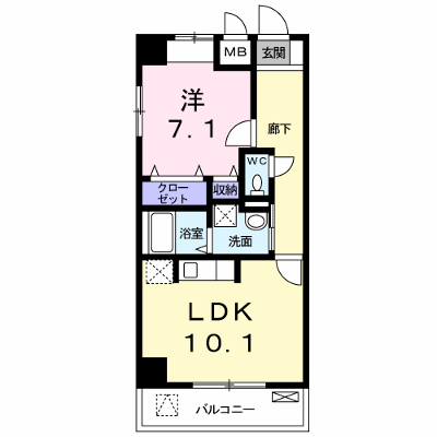 Ｃｕｏｒｅ 310【管理NO：1-023458601-03080】 ★家具家電は申し込み後に搬入します★ ★2026年10月中旬入居可能★の外観画像