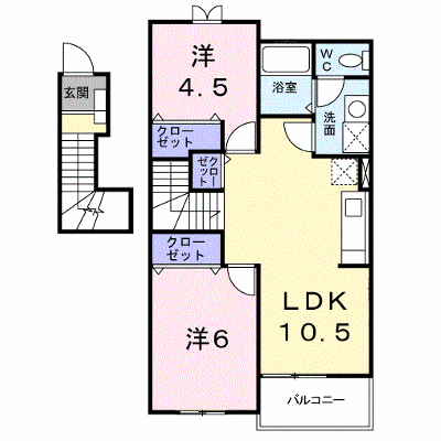 ハーモニー大崎Ⅰ 202【管理NO：1-012421401-02020】 ★家具家電は申し込み後に搬入します★ ★2026年10月下旬入居可能★の外観画像