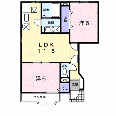 コーポギオン 101【管理NO：1-011934301-01010】 ★家具家電は申し込み後に搬入します★ ★2026年10月下旬入居可能★の外観画像