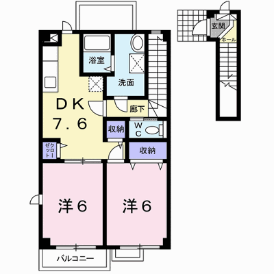 グリュッククレー　Ａ棟 203【管理NO：1-013049701-02030】 ★家具家電は申し込み後に搬入します★ ★2026年10月中旬入居可能★の外観画像