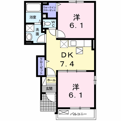 サンヒルズＭ　Ⅱ 104【管理NO：1-017014302-01040】 ★家具家電は申し込み後に搬入します★ ★2026年10月中旬入居可能★の外観画像