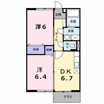 つきみそう 103【管理NO：1-011700701-01030】 ★家具家電は申し込み後に搬入します★ ★2026年11月中旬入居可能★の外観画像