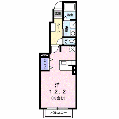 ヴァルムベルクＢ 103【管理NO：1-014379301-01030】 ★家具家電は申し込み後に搬入します★ ★2026年10月中旬入居可能★の外観画像