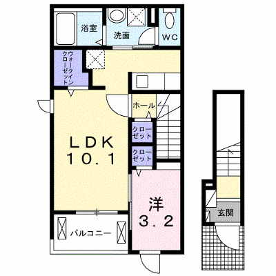 ＳＵＺＵＲＡＮⅡ 201【管理NO：1-026028001-02010】 ★家具家電は申し込み後に搬入します★ ★2026年10月下旬入居可能★の外観画像