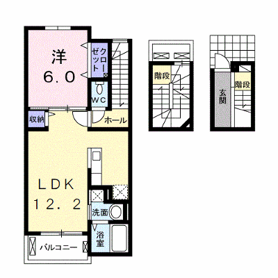 アンジュ・大小路 302【管理NO：1-020163401-03020】 ★家具家電は申し込み後に搬入します★の外観画像