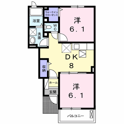 メゾンドペシェ 102【管理NO：1-023044101-01020】 ★家具家電は申し込み後に搬入します★の外観画像