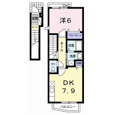 ベルニーニ 202【管理NO：1-016417201-02020】 ★家具家電は申し込み後に搬入します★ ★2026年10月中旬入居可能★の外観画像