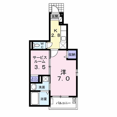 ティ　カルム　ル　シャトー 101【管理NO：1-019017101-01010】 ★家具家電は申し込み後に搬入します★ ★2026年10月下旬入居可能★の外観画像