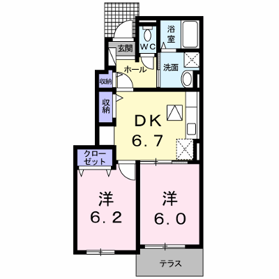 プランドール　アイ 103【管理NO：1-020400101-01030】 ★家具家電は申し込み後に搬入します★ ★2026年11月中旬入居可能★の外観画像