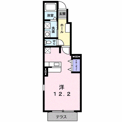 レ・フレ－ル　Ｂ 103【管理NO：1-015004001-01030】 ★家具家電は申し込み後に搬入します★ ★2026年10月中旬入居可能★の外観画像