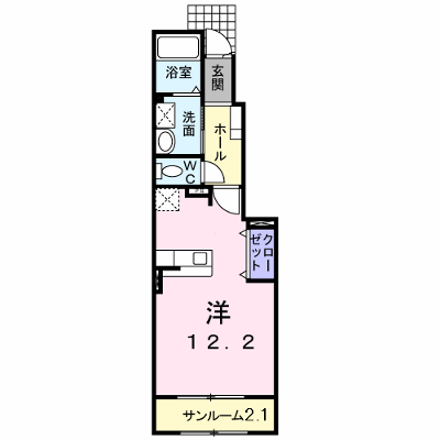 ミルキータウン城所Ⅱ 103【管理NO：1-015347902-01030】 ★家具家電は申し込み後に搬入します★ ★2026年10月中旬入居可能★の外観画像