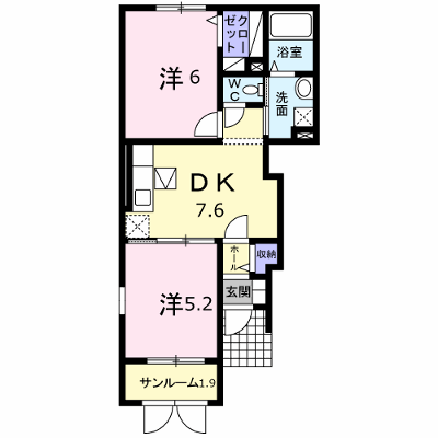 シャルマン中沢Ⅰ 101【管理NO：1-015647801-01010】 ★家具家電は申し込み後に搬入します★ ★2026年10月中旬入居可能★の外観画像