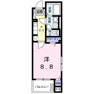 フローライト 201【管理NO：1-023911301-02010】 ★家具家電は申し込み後に搬入します★の外観画像