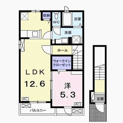 ブリアン　グラス 201【管理NO：1-027666701-02010】 ★家具家電は申し込み後に搬入します★ ★2026年10月中旬入居可能★の外観画像