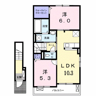 サンソレイユ　Ｂ 203【管理NO：1-024493902-02030】 ★家具家電は申し込み後に搬入します★ ★2026年10月上旬入居可能★の外観画像